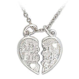 Alamode Silver Brass Pendant with No Stone - Alamode - Flyclothing LLC