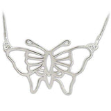 Alamode Silver Brass Chain Pendant with No Stone - Alamode - Flyclothing LLC