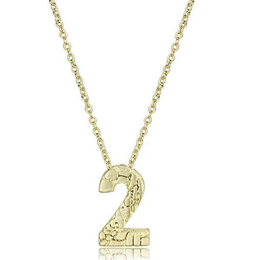 Alamode Flash Gold Brass Chain Pendant with Top Grade Crystal in Clear - Alamode - Flyclothing LLC