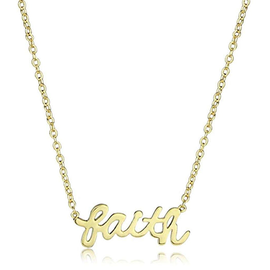 Alamode Gold Brass Chain Pendant with No Stone - Alamode - Flyclothing LLC