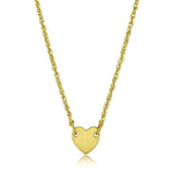 Alamode Gold & Brush Brass Chain Pendant with No Stone - Alamode - Flyclothing LLC