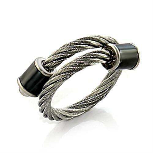 Alamode Stainless Steel Ring with No Stone - Alamode - Flyclothing LLC