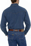 Ely Cattleman Mens L/S Stonewashed Denim Snap Shirt - Ely Cattleman - Flyclothing LLC