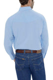 Ely Cattleman Mens L/S Blue Solid Snap Shirt - Ely Cattleman - Flyclothing LLC