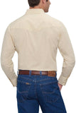 Ely Cattleman Mens L/S Ecru Solid Snap Shirt - Ely Cattleman - Flyclothing LLC