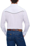 Ely Cattleman Mens L/S White Solid With Eagle Embroidery Shirt - Ely Cattleman - Flyclothing LLC