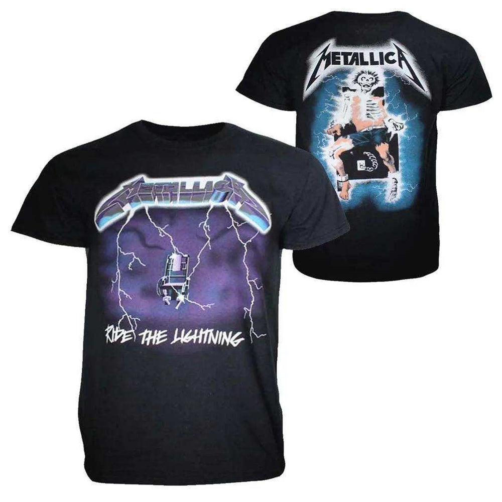 Metallica Ride the Lightning T-Shirt - Metallica - Flyclothing LLC