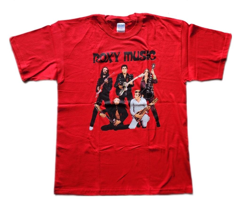 Roxy Music Mens Red T-Shirt - Flyclothing LLC