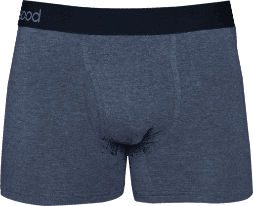Wood Underwear charcoal heather men's boxer brief w-fly - Wood Underwear - Flyclothing LLC