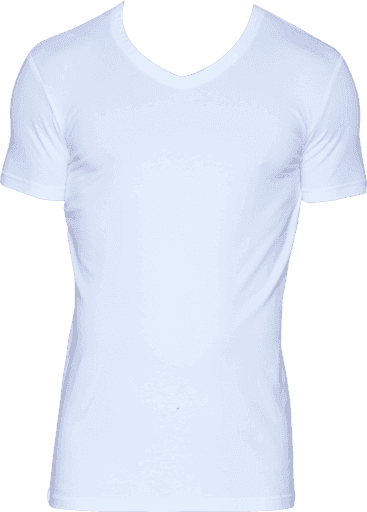Wood Underwear white men's v-neck undershirt - Wood Underwear - Flyclothing LLC