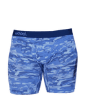 Wood Underwear blue camo mens biker brief w-fly - Wood Underwear - Flyclothing LLC