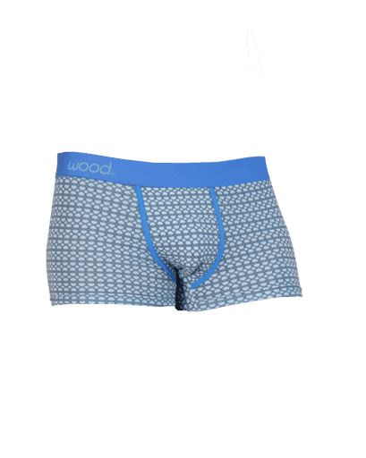 Wood Underwear steel blue rings men's trunk - Wood Underwear - Flyclothing LLC