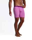 Wood Underwear purple interlock men's biker brief w-fly - Wood Underwear - Flyclothing LLC