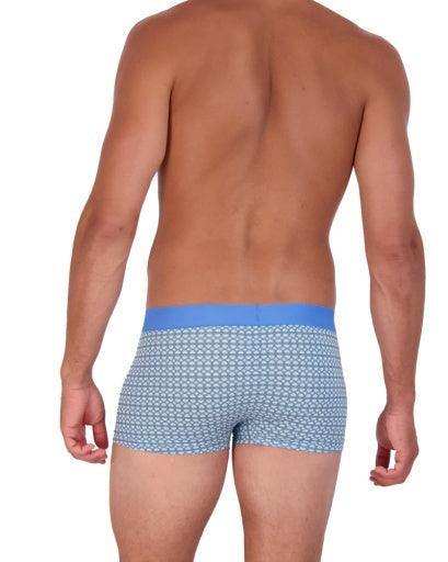 Wood Underwear steel blue rings men's trunk - Wood Underwear - Flyclothing LLC