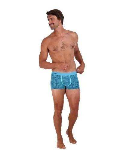 Wood Underwear blue hound weave men's trunk - Wood Underwear - Flyclothing LLC