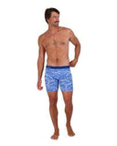 Wood Underwear blue camo mens biker brief w-fly - Wood Underwear - Flyclothing LLC