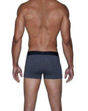 Wood Underwear charcoal heather men's trunk - Wood Underwear - Flyclothing LLC
