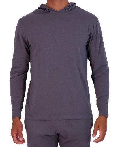 Wood Underwear iron mens long sleeve hoodie - Wood Underwear - Flyclothing LLC