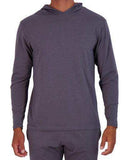 Wood Underwear iron mens long sleeve hoodie - Wood Underwear - Flyclothing LLC