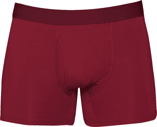Wood Underwear burgundy red men's boxer brief w-fly - Wood Underwear - Flyclothing LLC