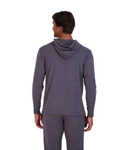 Wood Underwear iron mens long sleeve hoodie - Wood Underwear - Flyclothing LLC