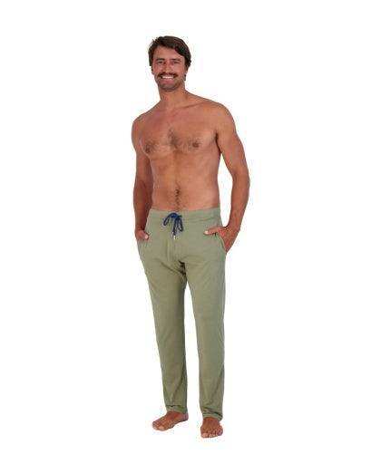Wood Underwear olive mens tailored lounge pant - Wood Underwear - Flyclothing LLC