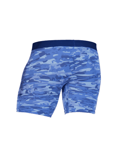Wood Underwear blue camo mens biker brief w-fly - Wood Underwear - Flyclothing LLC