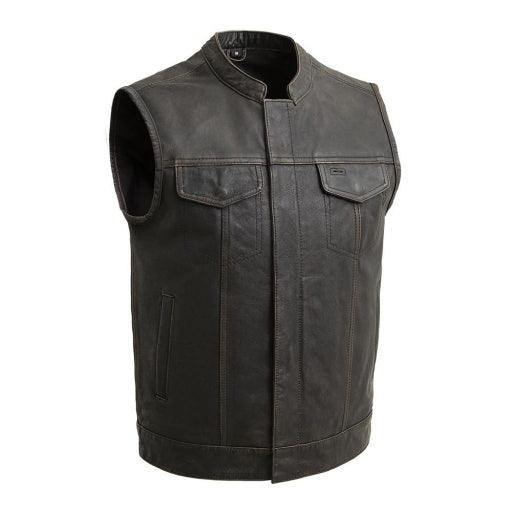 Sharp Shooter Men's Motorcycle Leather Vest – Flyclothing LLC