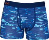 Wood Underwear blue liquid men's boxer brief w-fly - Wood Underwear - Flyclothing LLC