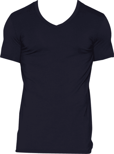 Wood Underwear black men's v-neck undershirt - Flyclothing LLC