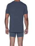 Wood Underwear charcoal heather men's v-neck undershirt - Wood Underwear - Flyclothing LLC