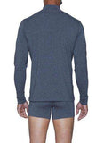 Wood Underwear charcoal heather men's long underwear mock turtle - Wood Underwear - Flyclothing LLC
