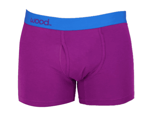 Wood Underwear grape men's boxer brief w-fly - Wood Underwear - Flyclothing LLC