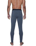 Wood Underwear charcoal heather men's long underwear ankle length - Wood Underwear - Flyclothing LLC