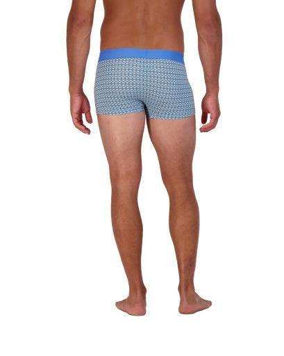 Wood Underwear steel blue rings men's trunk - Wood Underwear - Flyclothing LLC
