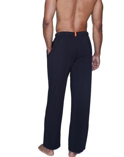 Wood Underwear black men's lounge pant w-drawstring & pockets - Flyclothing LLC