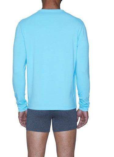 Wood Underwear sky men's henley - Wood Underwear - Flyclothing LLC