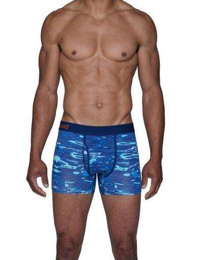 Wood Underwear blue liquid men's boxer brief w-fly - Wood Underwear - Flyclothing LLC