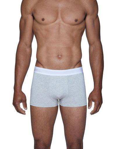 Wood Underwear heather grey men's trunk - Wood Underwear - Flyclothing LLC