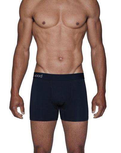 Wood Underwear black men's boxer brief w-fly - Wood Underwear - Flyclothing LLC