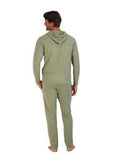 Wood Underwear olive mens long sleeve hoodie - Wood Underwear - Flyclothing LLC