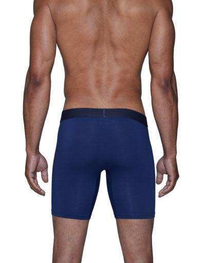Wood Underwear deep space blue men's biker brief w-fly - Wood Underwear - Flyclothing LLC