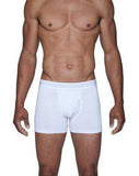 Wood Underwear white men's boxer brief w-fly - Wood Underwear - Flyclothing LLC