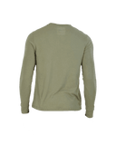 Wood Underwear olive men's long sleeve henley - Wood Underwear - Flyclothing LLC