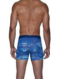 Wood Underwear blue liquid men's boxer brief w-fly - Wood Underwear - Flyclothing LLC