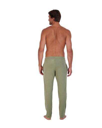 Wood Underwear olive mens tailored lounge pant - Wood Underwear - Flyclothing LLC