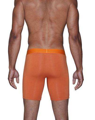 Wood Underwear wood orange men's biker brief - Wood Underwear - Flyclothing LLC