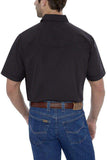 Ely Cattleman Mens S/S Black Solid Snap Shirt - Ely Cattleman - Flyclothing LLC