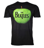 The Beatles Apple Logo Black T-Shirt - The Beatles - Flyclothing LLC