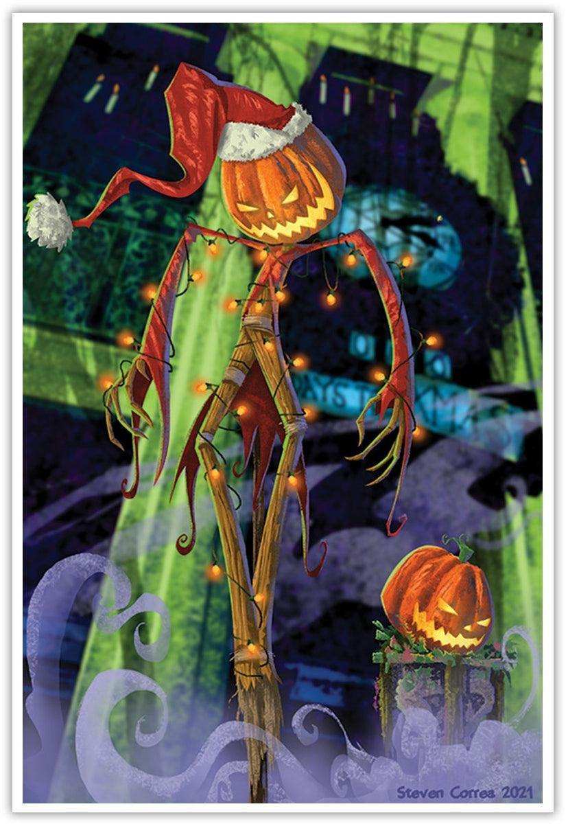 Steven Correa The Jack O Lantern 12 x 18 Art Print - Steven Correa - Flyclothing LLC